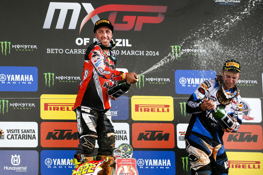 Antonio Cairoli jatkaa voittokulkuaan motocrossin MM-sarjassa. 