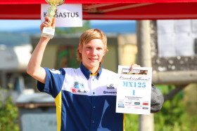 Husqvarnalla kilpaillut Teemu Lahtinen on tottunut voittamaan 125-kuutioisella.